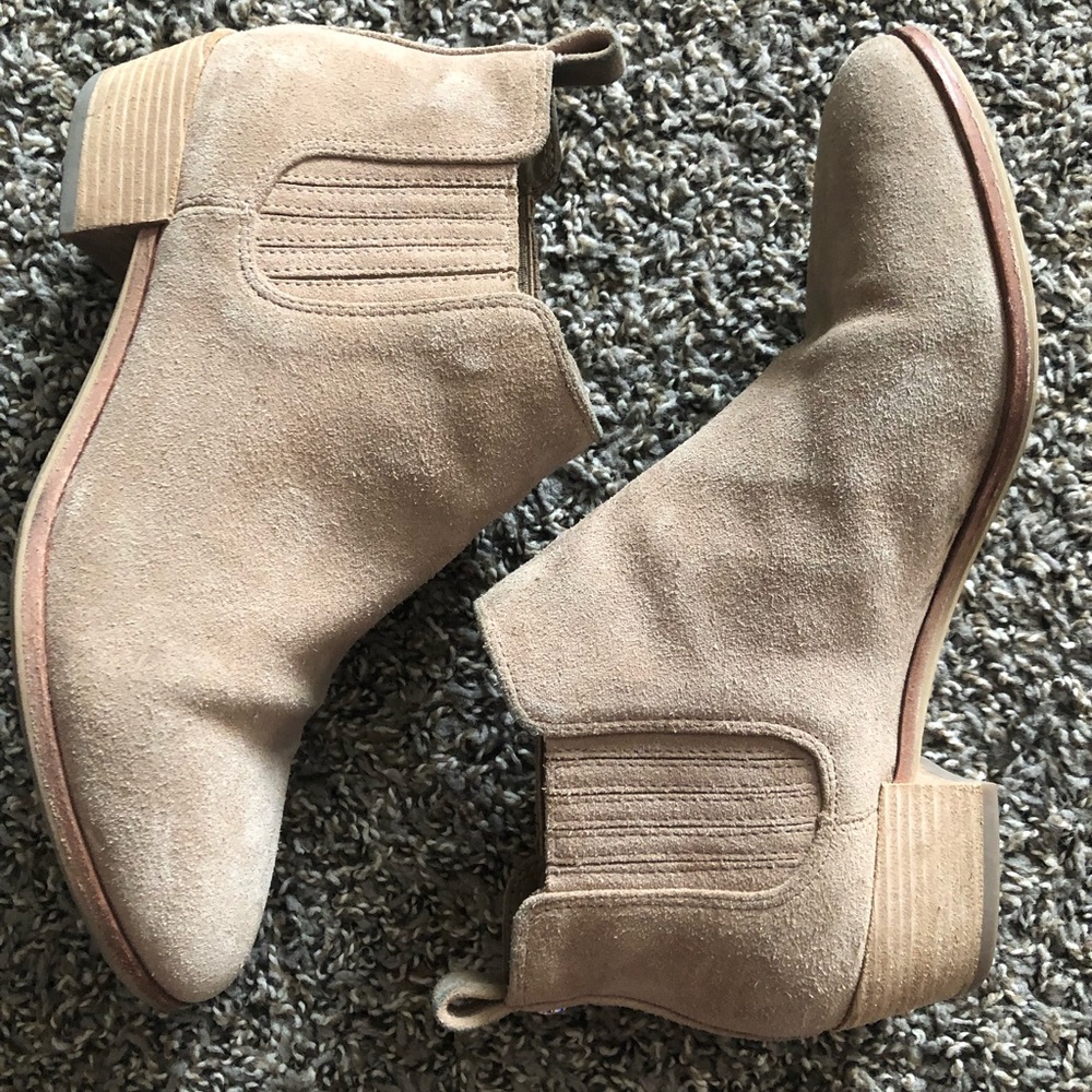 Michael Kors suede ankle booties